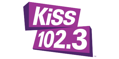 kiss 102.3 logo